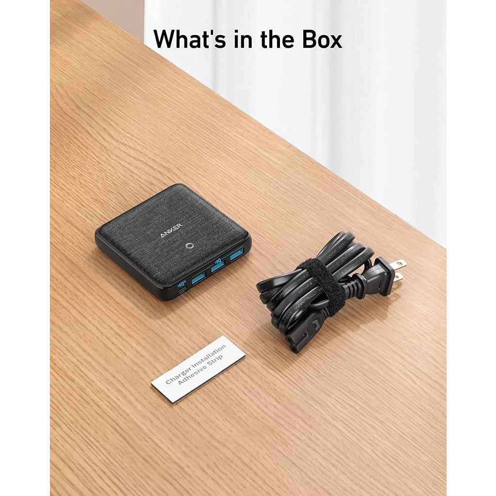 หัวชาร์จเร็ว Anker PowerPort Atom III Slim (4-Ports) 45W GaN
