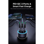 ที่ชาร์จมือถือในรถ UGREEN Car Charger 30W 3-Port รุ่น 45843