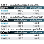 น้ำมันเบรคสังเคราะห์แท้ BENDIX BRAKE FLUID DOT4 200ML.