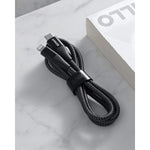 สายถักไนลอนชาร์จเร็ว Anker PowerLine+II USB-C to Lightning 90cm มาตรฐาน MFi [90cm] Black - AK169