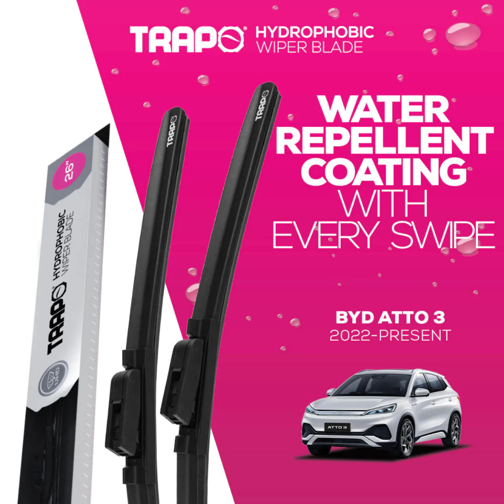ใบปัดน้ำฝนซิลิโคน TRAPO HYDROPHOBIC BYD ATTO 3 (2022-ปัจจุบัน)