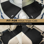 พรมรถยนต์ TOYOTA HILUX VIGO CAB 2004-2014