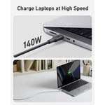 สายชาร์จ 5A Anker 140W USB-C to C (Bio-Based) 180cm สีขาว - AK411