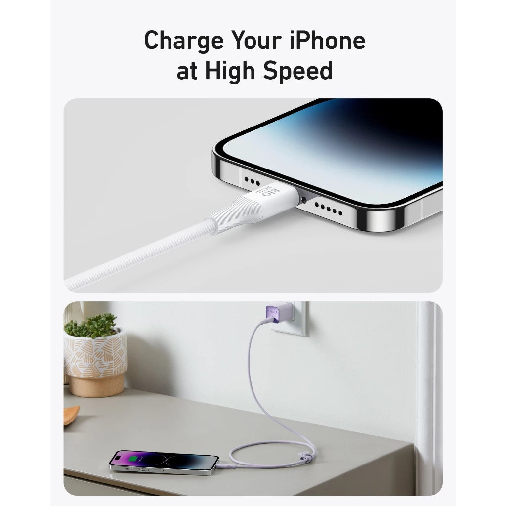 สายชาร์จเร็ว Anker 541/542 USB-C to Lightning Cable (Bio-Based)