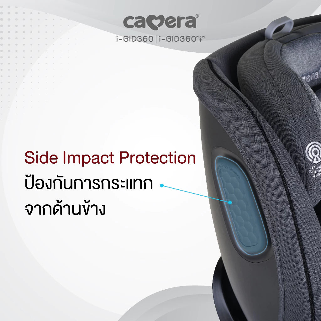 คาร์ซีท CAMERA i-BID & i-BID+ 360 | คาร์ซีทมาตรฐานใหม่ i-Size