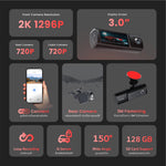 กล้องติดรถยนต์ ASTON 3 Connector Gen 2K
