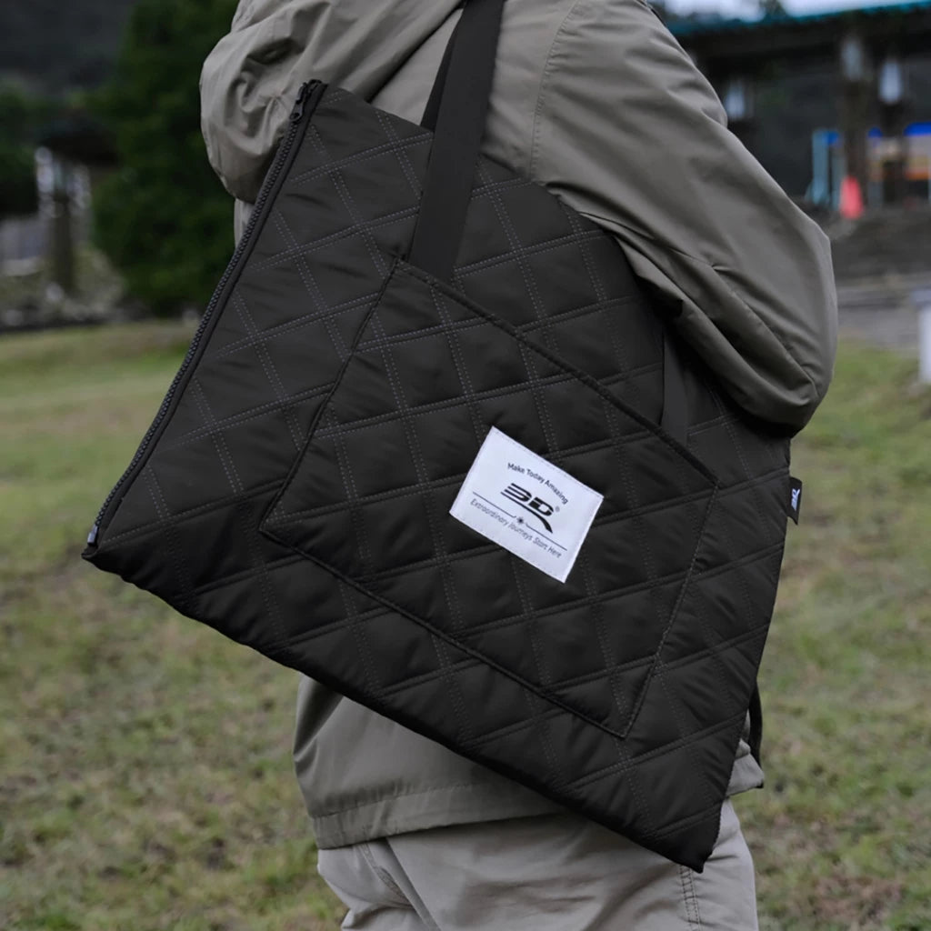 กระเป๋าผ้าปิคนิค 2-in-1 3D Wildrest Picnic Blanket Tote Bag
