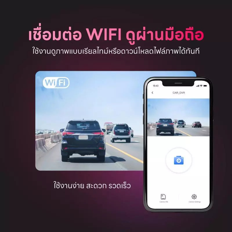 กล้องติดรถยนต์ AXON Raptor