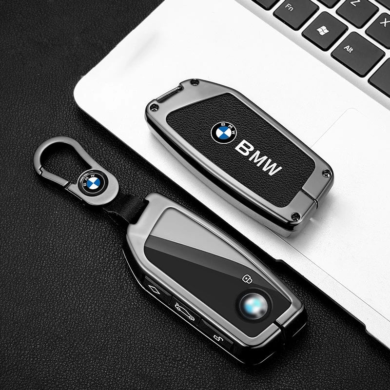 เคสกุญแจเหล็ก BMW 2025 พร้อมห่วงคล้อง