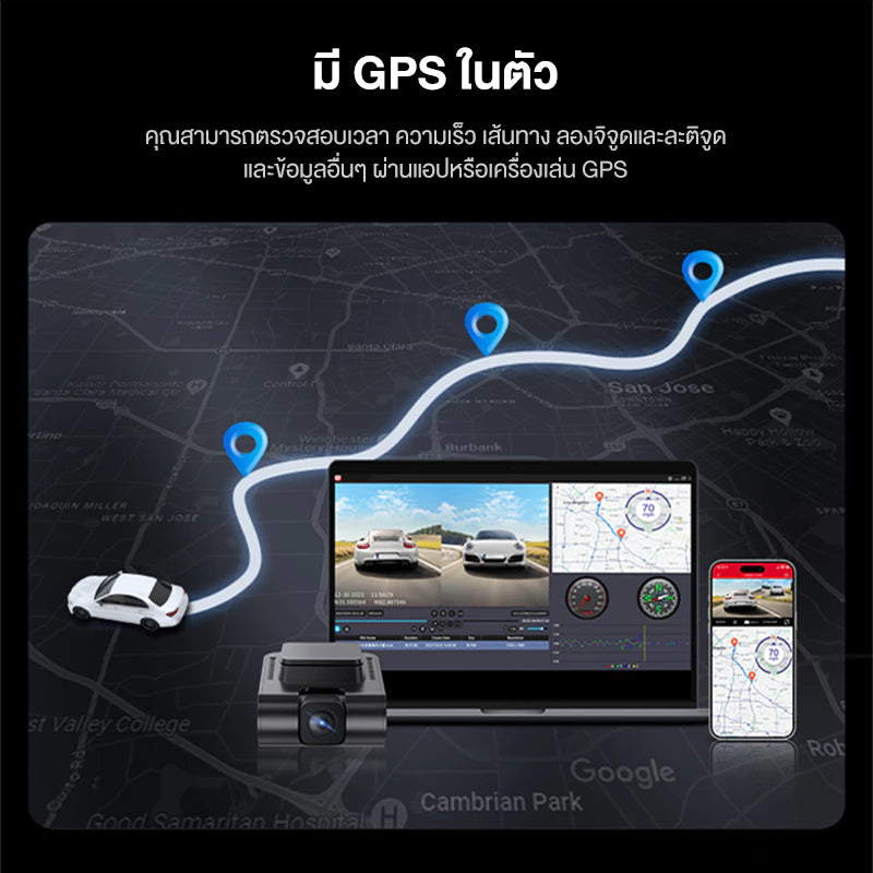กล้องติดรถยนต์ LINGDU V620