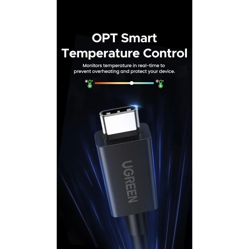 สายชาร์จ UGREEN 240W Thunderbolt 5 Type-C รุ่น 45996