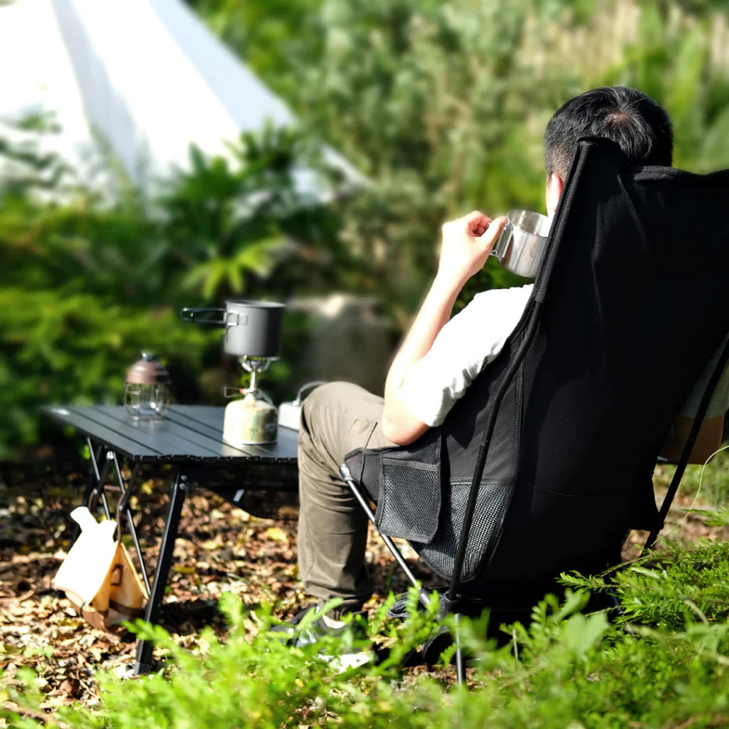 เก้าอี้สนาม 3D Aerospace Aluminum Alloy Featherweight Folding Chair
