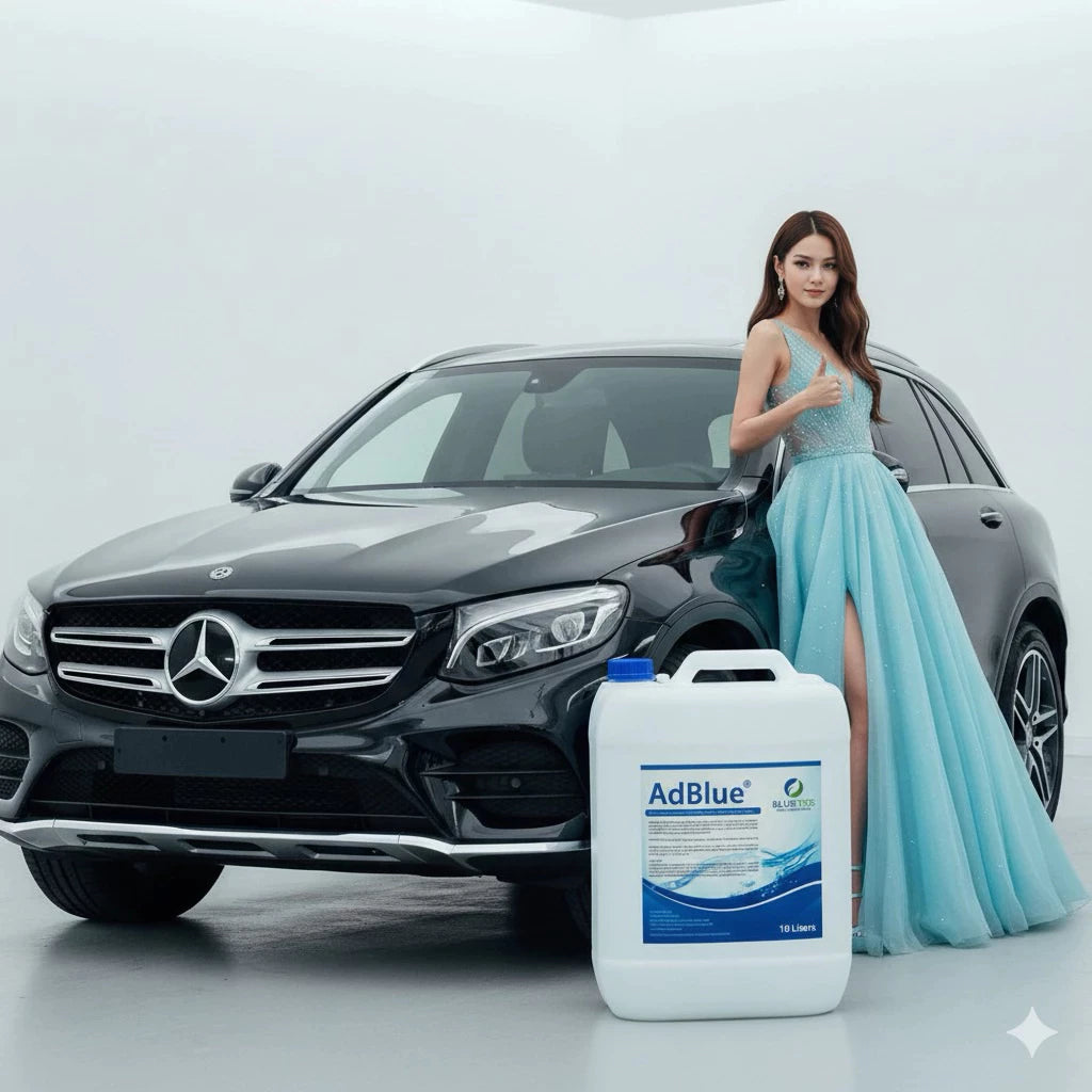 น้ำยาบำบัดไอเสีย BLUETEG ADBLUE 10 ลิตร (พร้อมกรวยเติม)
