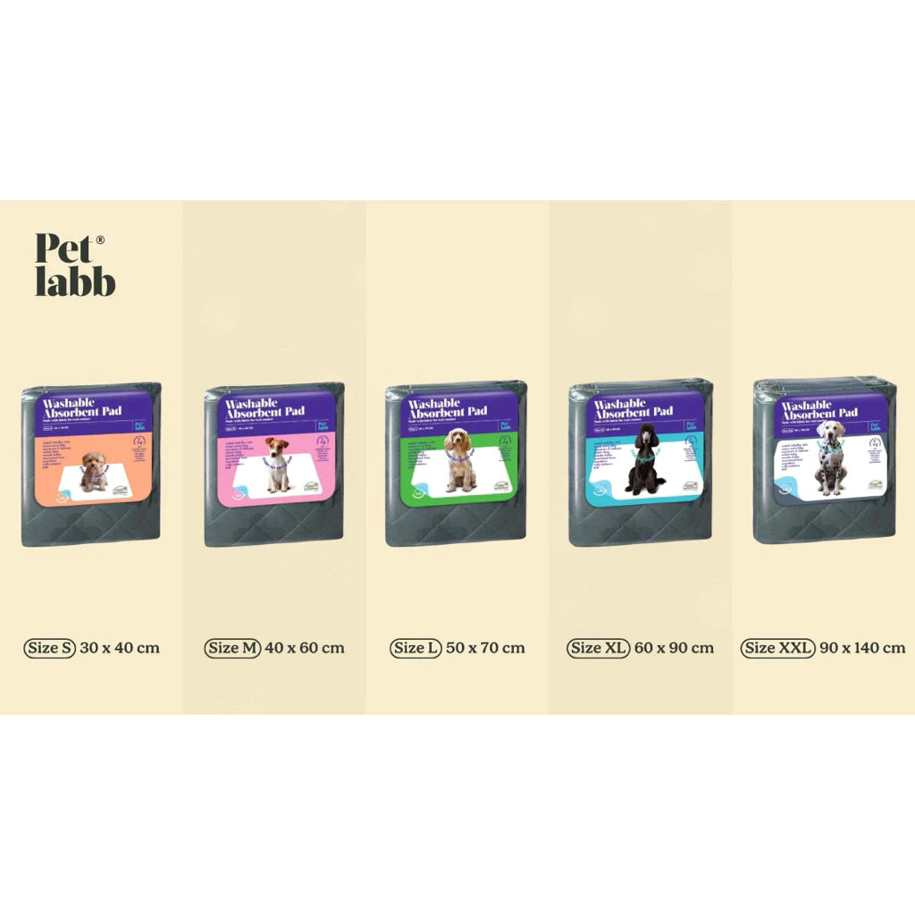แผ่นรองซับเอนกประสงค์ Petlabb ขนาด S - XXL สีเทาเข้ม
