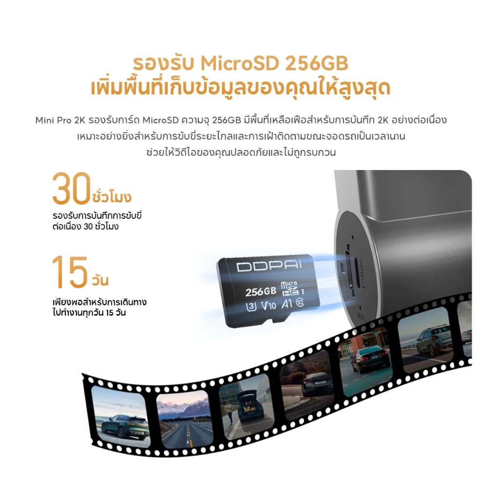 กล้องติดรถยนต์ DDPAI MINI PRO 2K